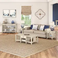 SAL039AW Salinas Antique White 4 Piece Occasional Table Set