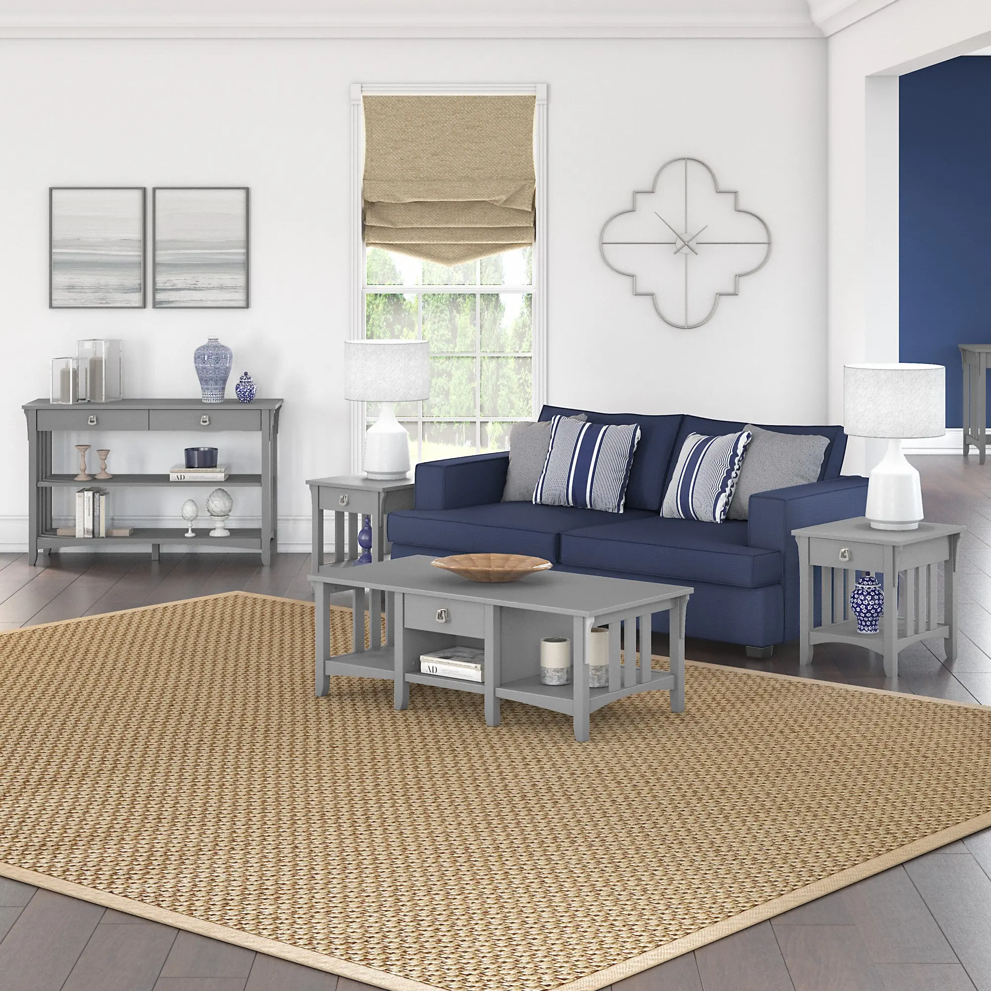 SAL039CG Salinas Cape Cod Gray 4 Piece Occasional Table Set-1
