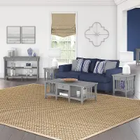 SAL039CG Salinas Cape Cod Gray 4 Piece Occasional Table Set