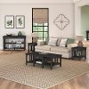 Salinas Vintage Black 4 Piece Occasional Table Set