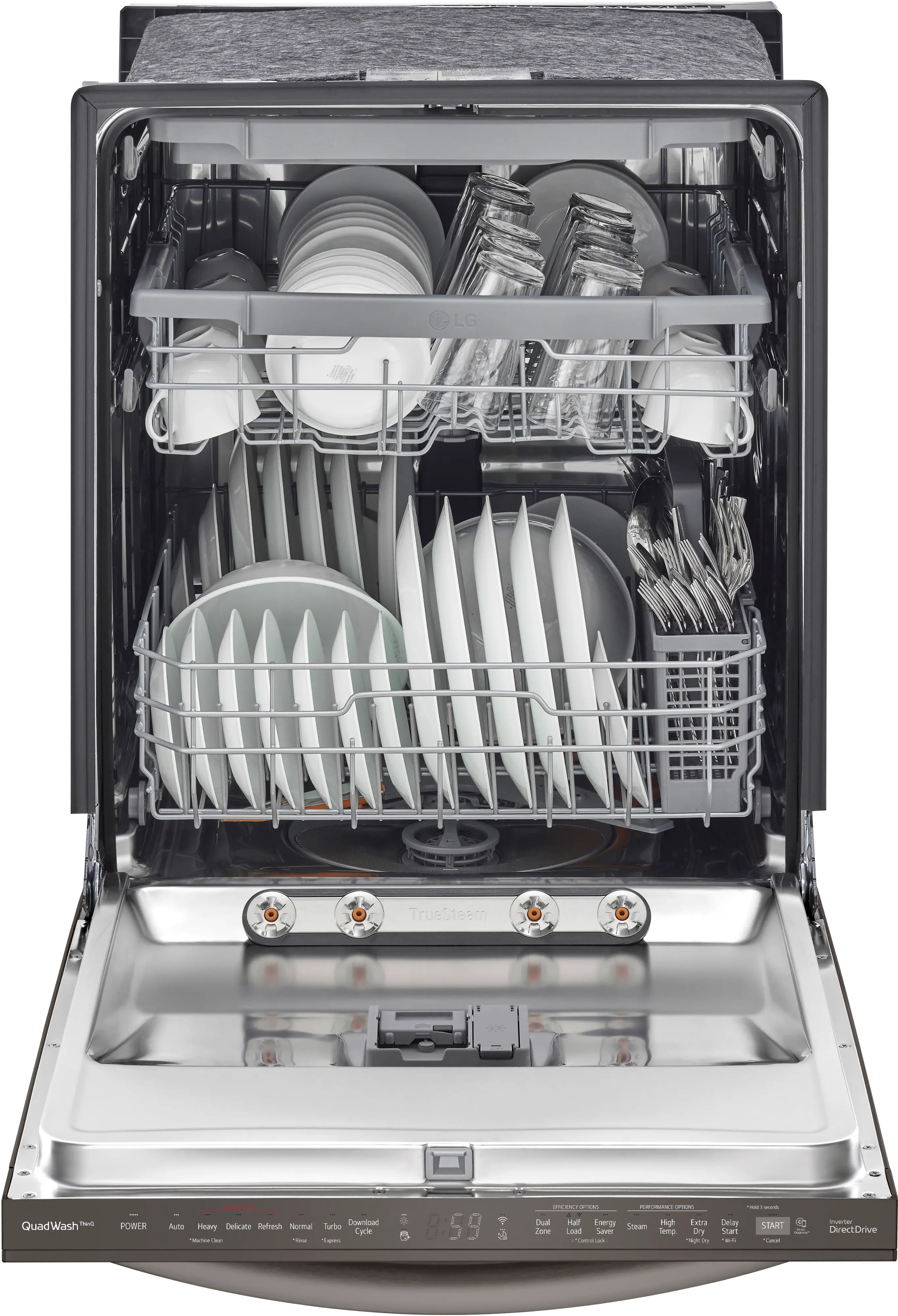 LDTS5552D LG Top Control Dishwasher - Black Stainless Steel-2