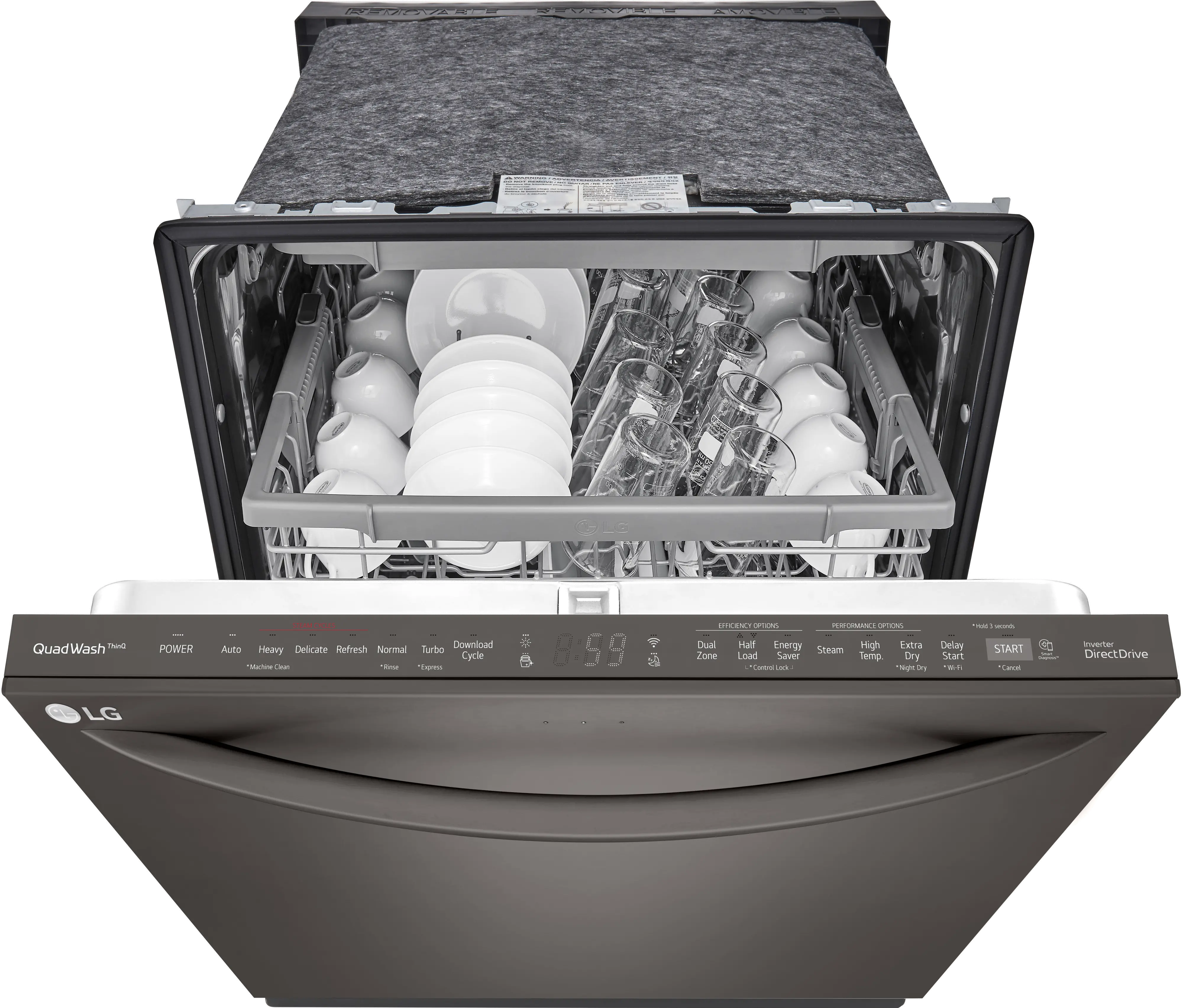 LDTS5552D LG Top Control Dishwasher - Black Stainless Steel-3