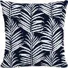PL18PPLMNVGRTSP 18 Navy Palm Throw Pillow - Skyline Furniture