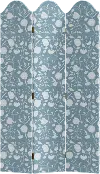 80-72DHLAICYBLUOGA Lisbon Dahlia Icy Blue Screen - Skyline Furniture