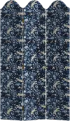 80-72LPRBLOGA Lisbon Leopard Blue Screen - Skyline Furniture