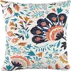PL18PKYFLAQOGA 18 Kaya Floral Aqua Pillow - Skyline Furniture