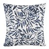 PL18PVYVNBLUOGA 18 Voysey Vine Blue Pillow