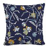 PL18PWHSPFLRLNVYOCHROGA 18 Whisp Floral Navy Pillow