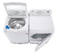 KIT LG Washer and Electric Dryer Set - White 7000-2