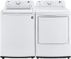 KIT LG Washer and Gas Dryer Set - White 7000