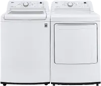 KIT LG Washer and Gas Dryer Set - White 7000