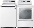 .LG-W/W-7305-GAS--PR LG Top Load Washer and Gas Dryer Set - White 7300WA