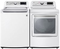 KIT LG Washer and Gas Dryer Set - White 7300