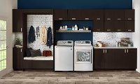KIT LG Washer and Gas Dryer Set - White 7300-2