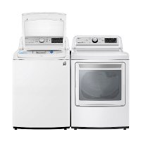 KIT LG Washer and Gas Dryer Set - White 7300-4
