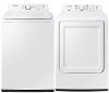 KIT Samsung White Washer and Electric Dryer Set - 3000