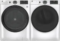 KIT GE Front Load Electric Washer and Dryer Set - GFD55 White