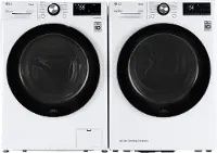KIT LG Compact Washer and Dryer Set - White, 1455