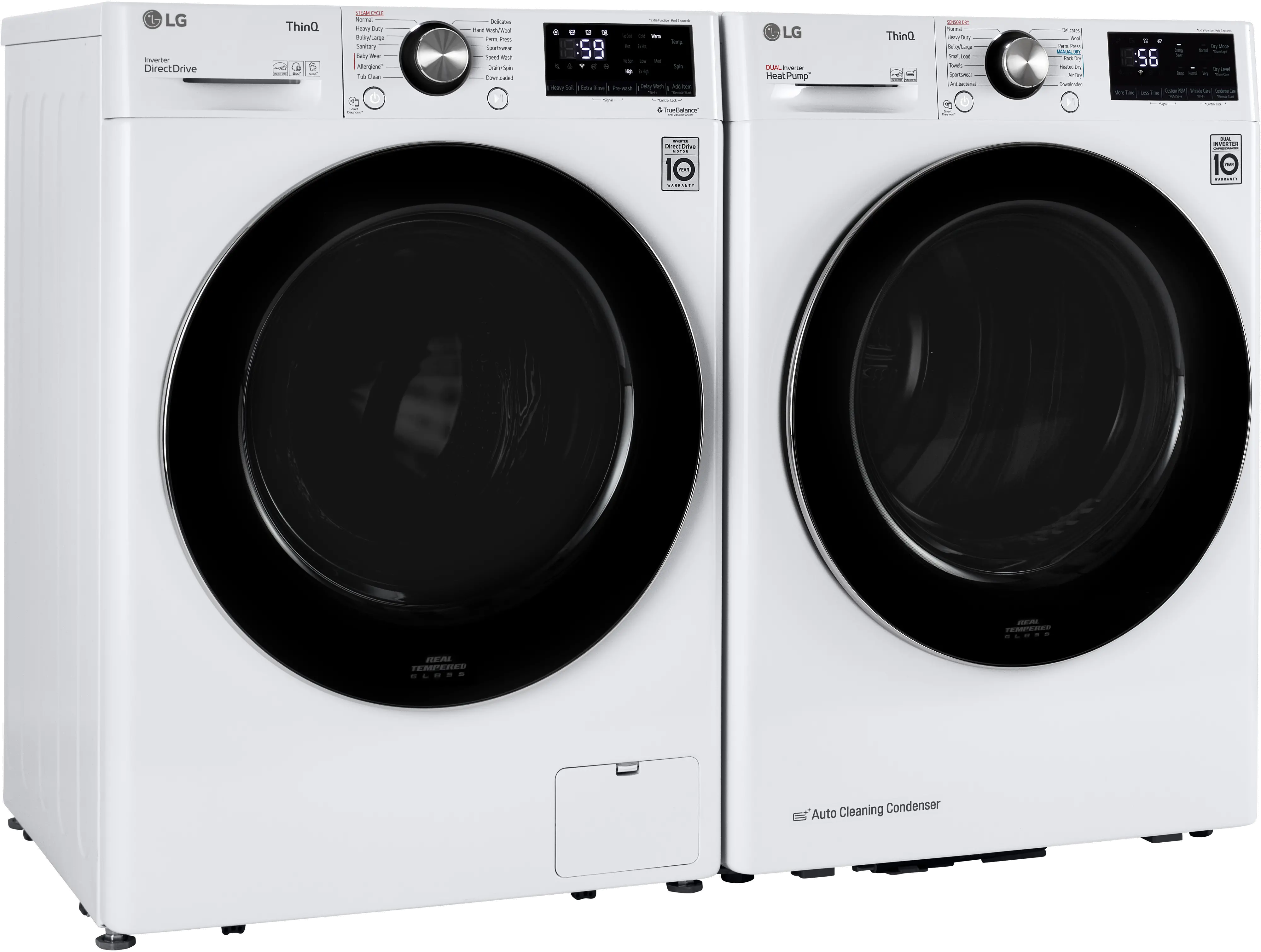 KIT LG Compact Washer and Dryer Set - White, 1455-2