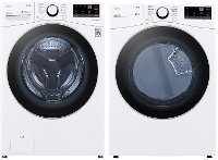 KIT LG White Electric Laundry Pair - 3600