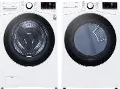 KIT LG White Gas Laundry Pair - 3600W