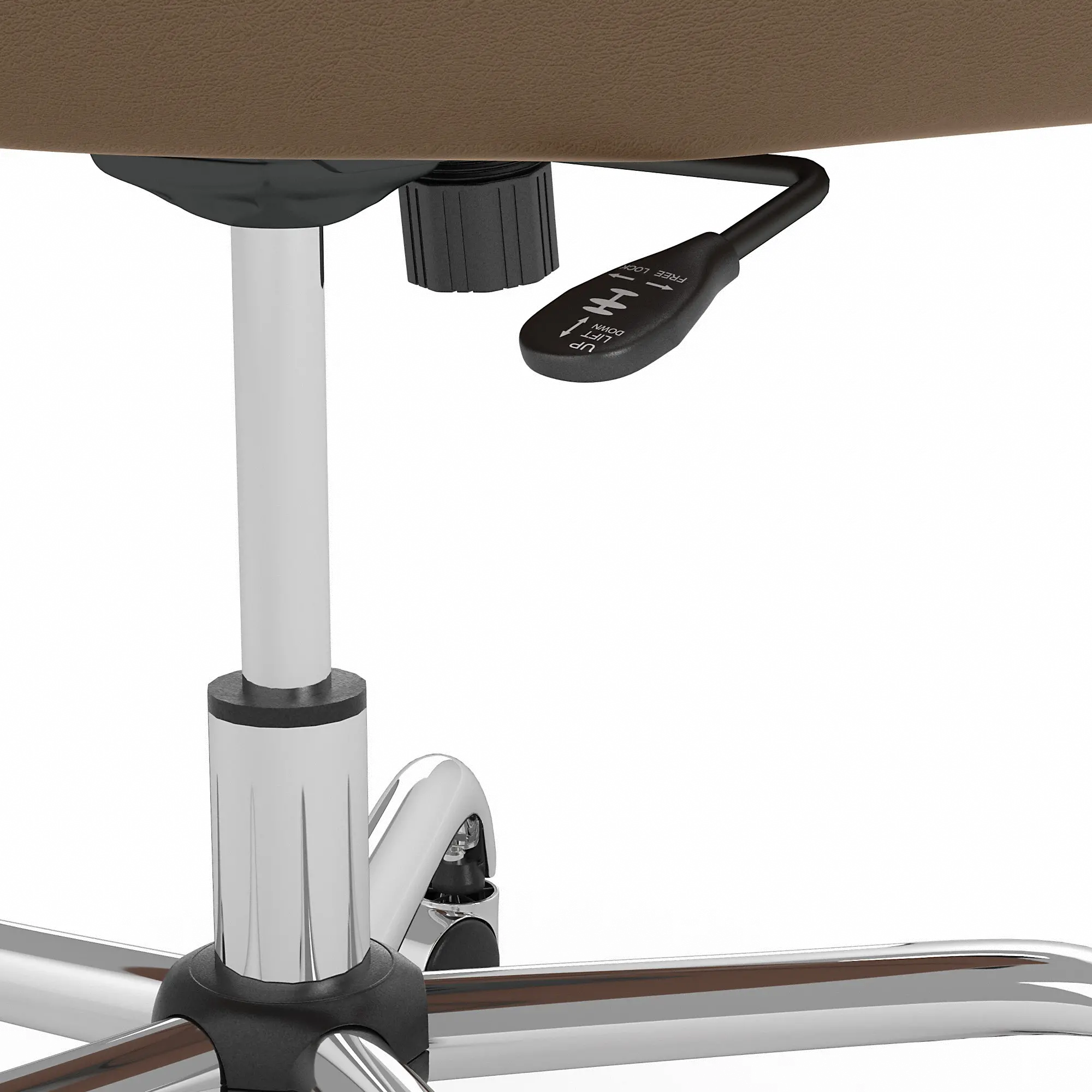 CAB060RCP Cabot Pine Desk and Gray Chair Set-4