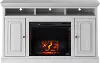 Largo White 67 Fireplace TV Stand