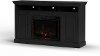 Largo Black 67 Fireplace TV Stand