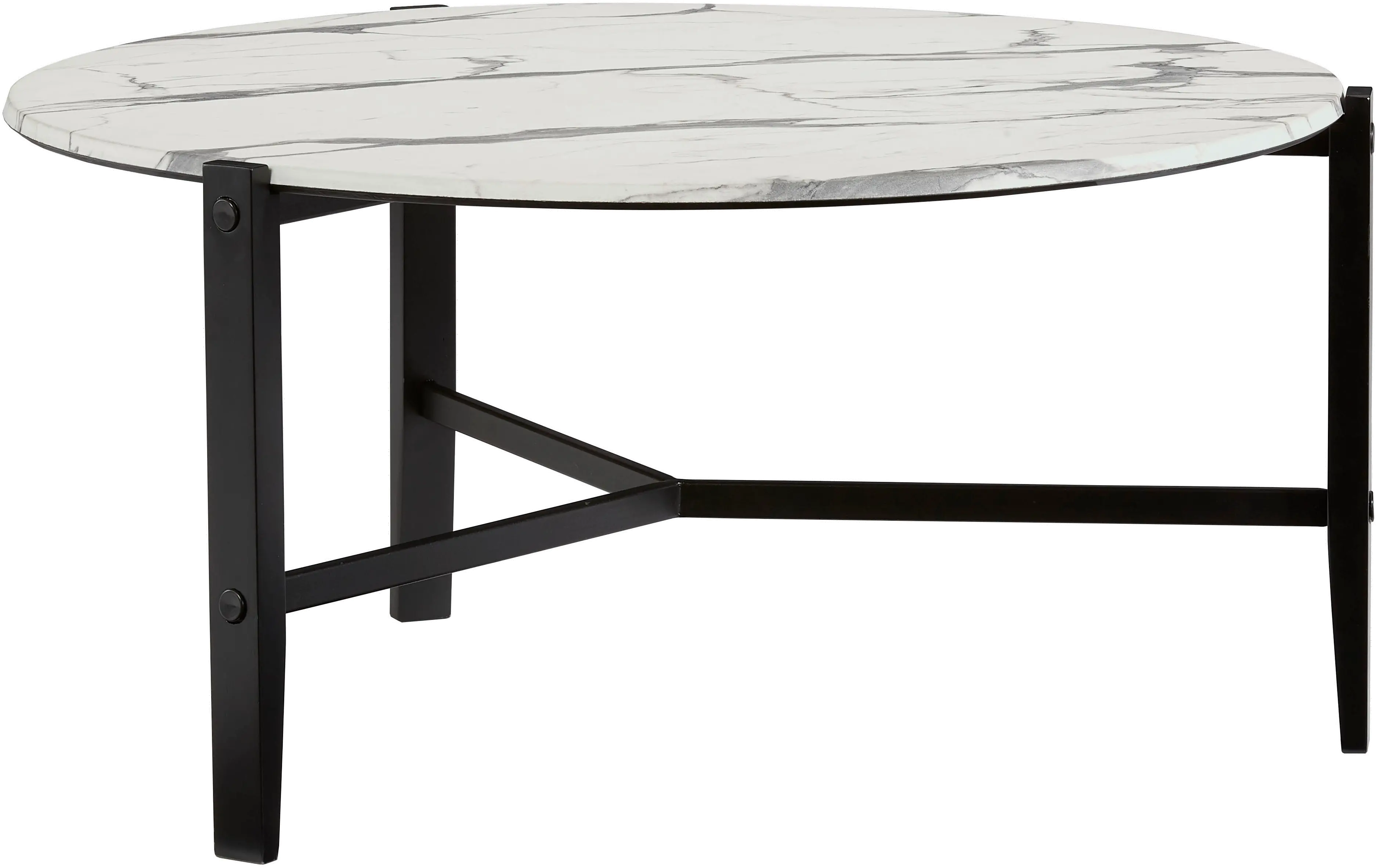Rowen Black and White Cocktail Table-2