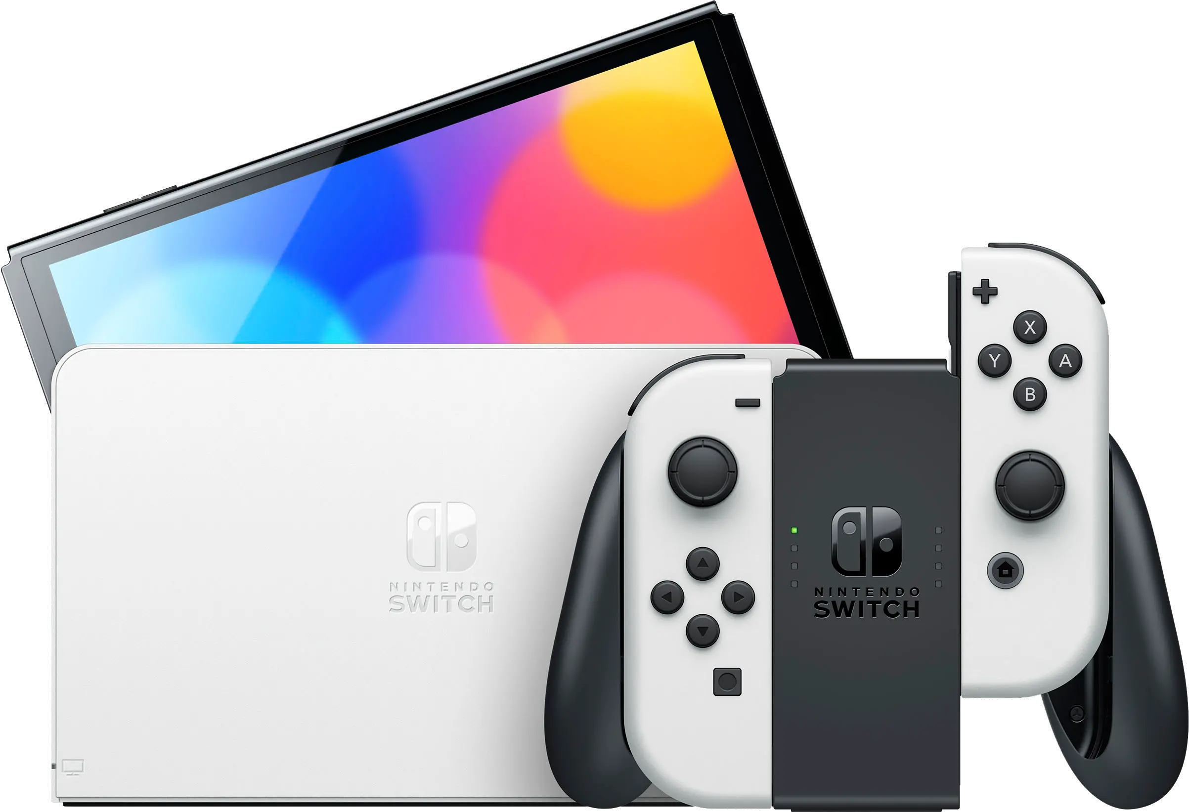 SWI HEGSKAAAA Nintendo Switch – OLED Model with White Joy-Con-2