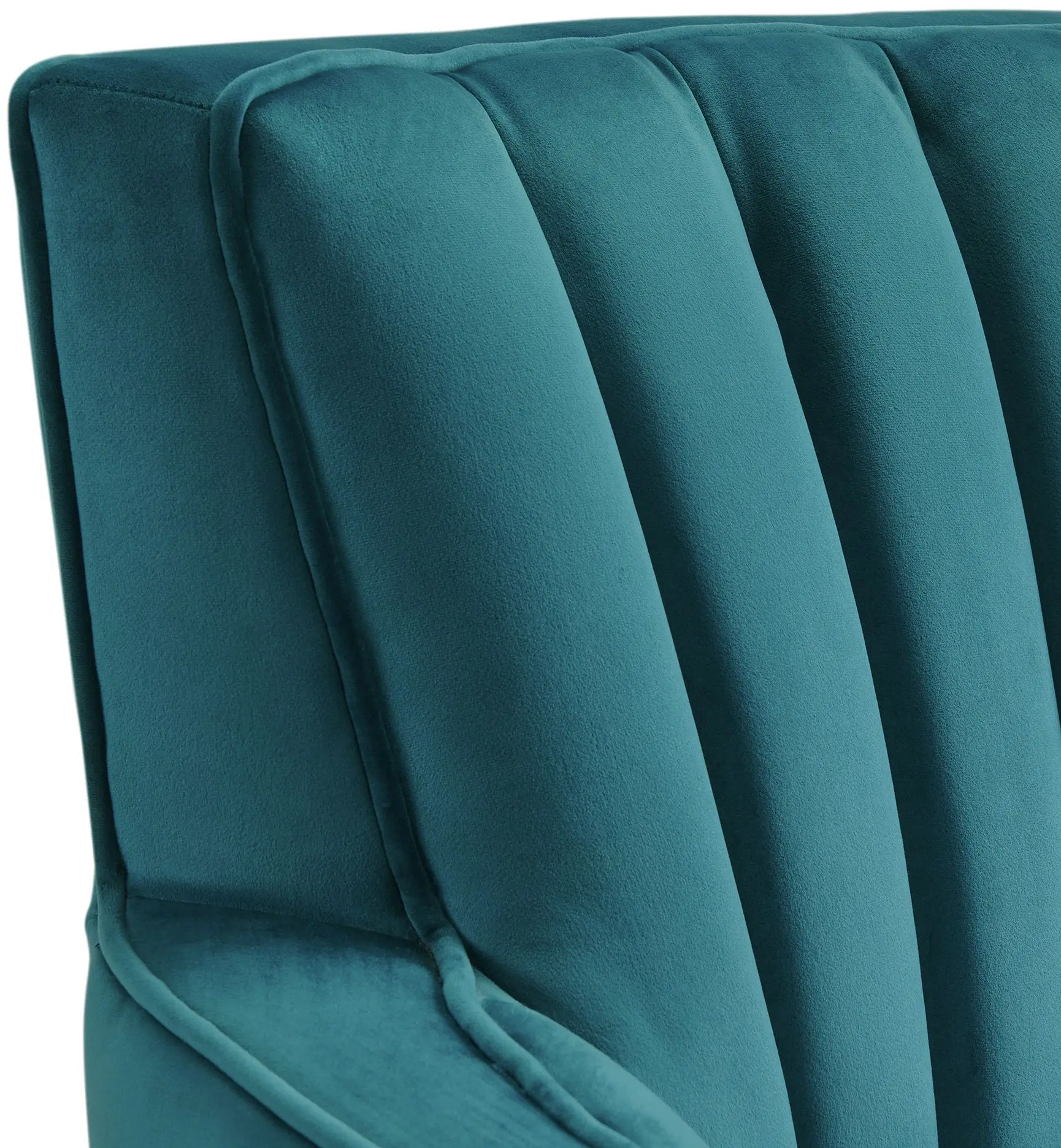 Loden Modern Glam Royale Peacock Green Swivel Chair-7