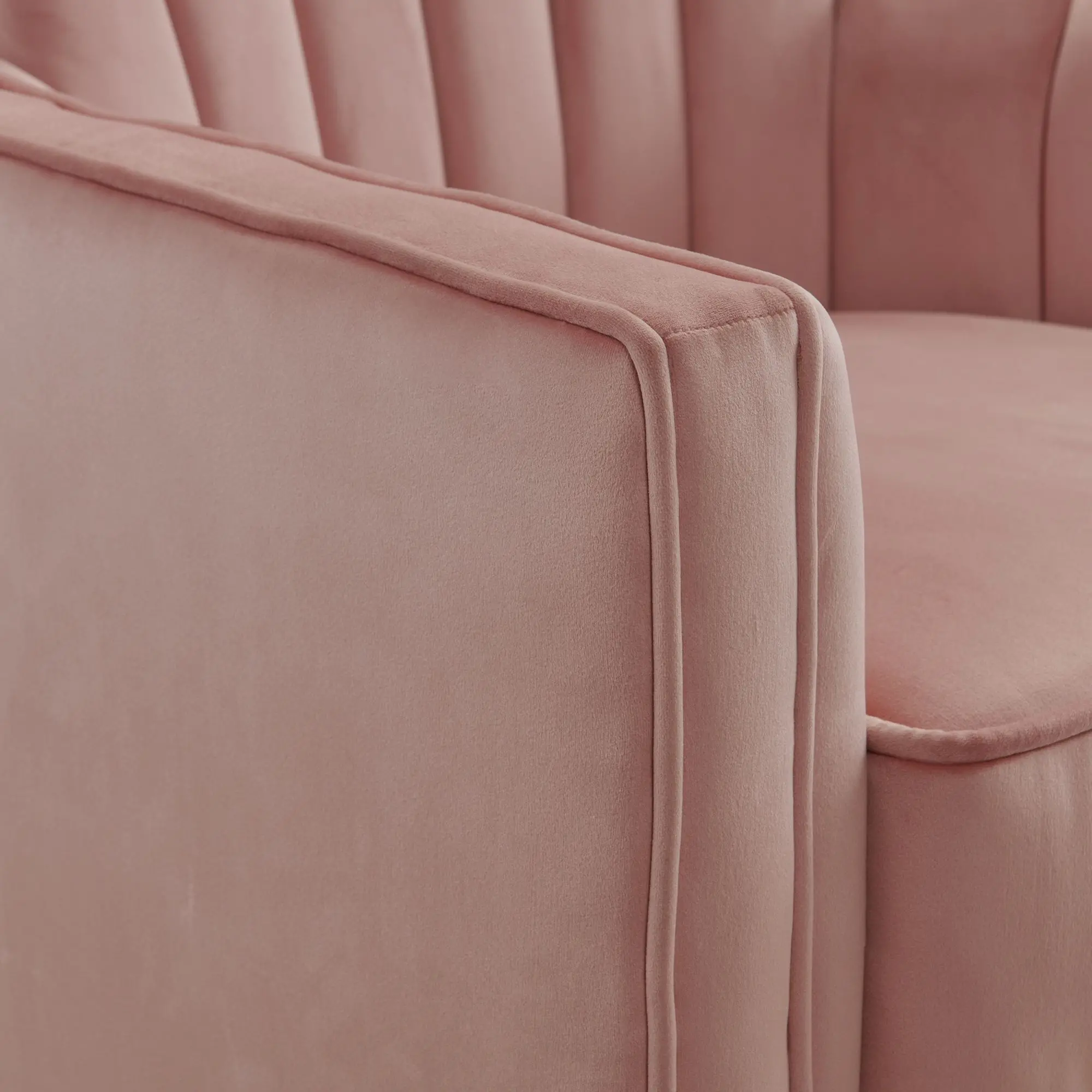 Loden Modern Glam Royale Blush Pink Swivel Chair-2