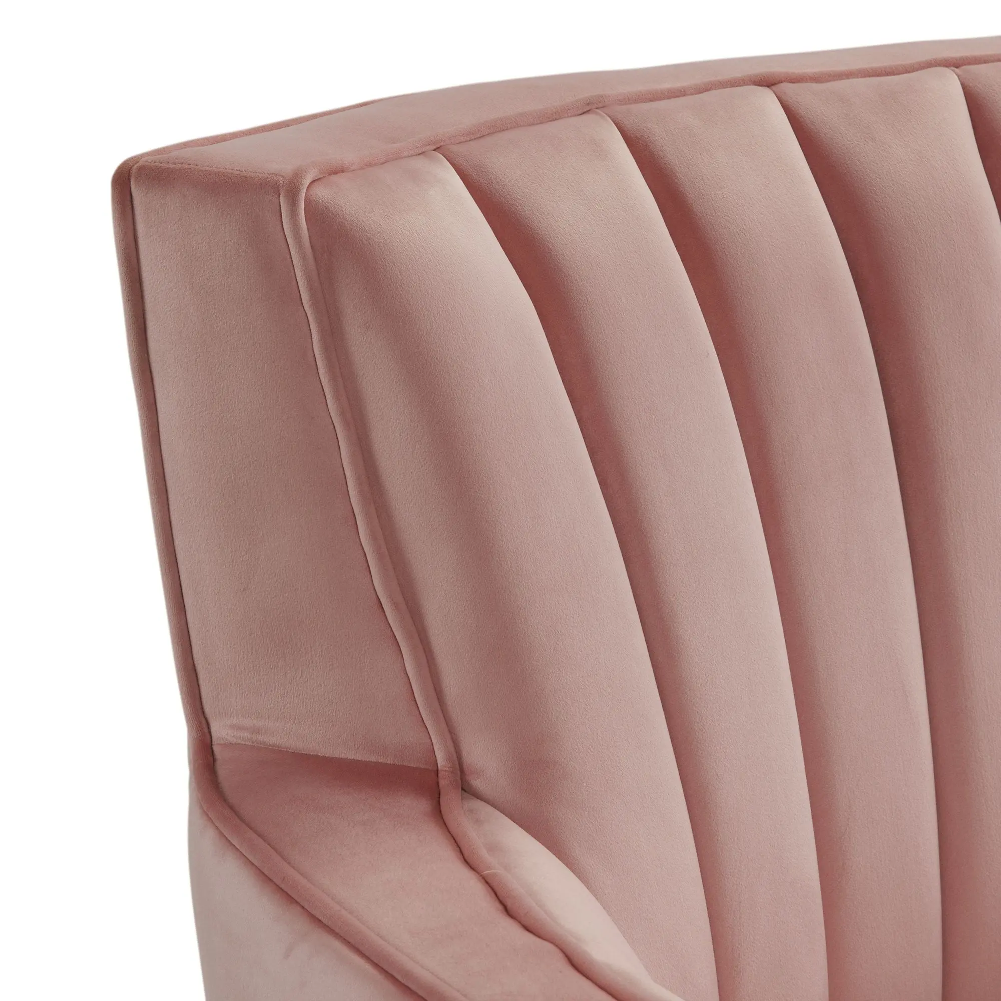 Loden Modern Glam Royale Blush Pink Swivel Chair-4