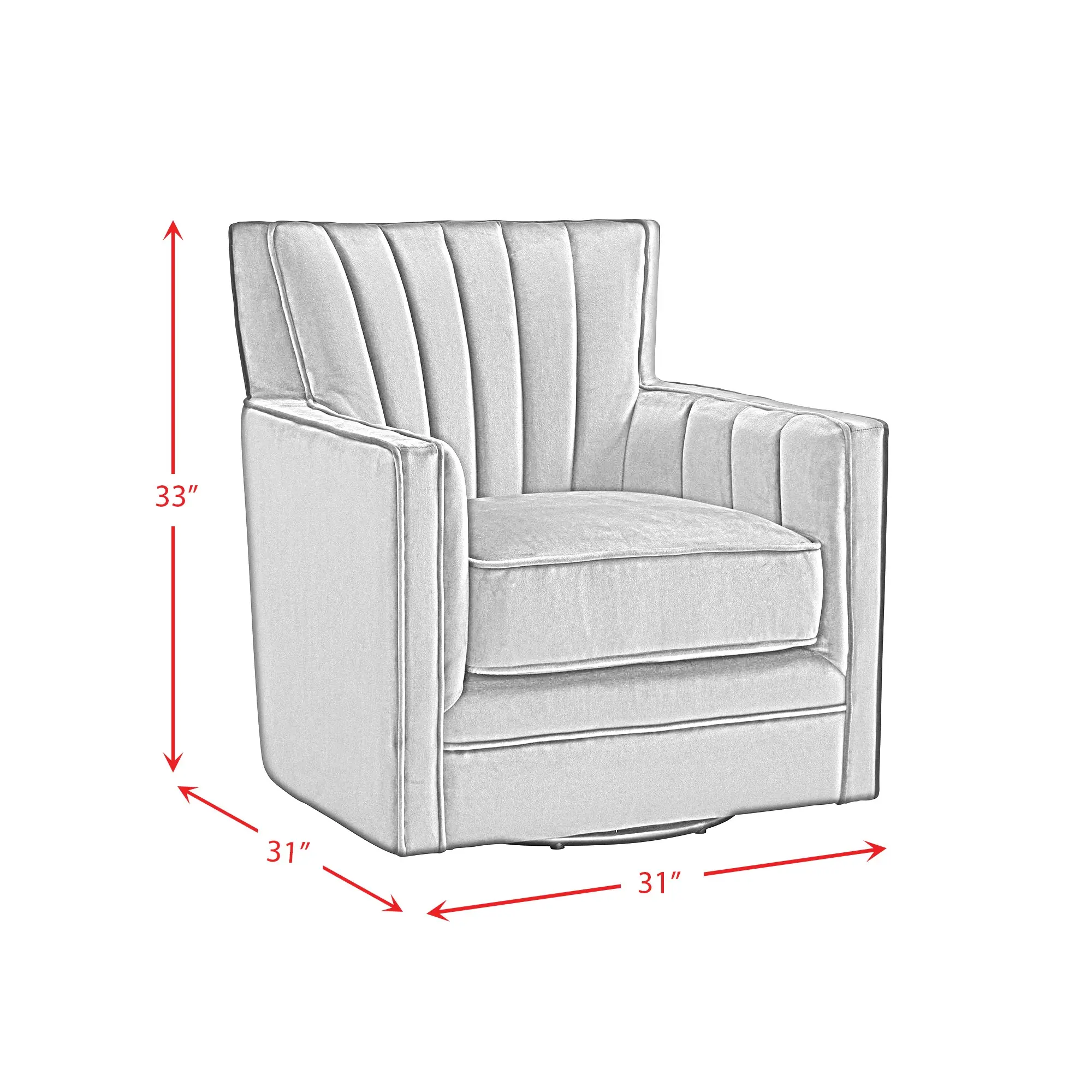 Loden Modern Glam Royale Blush Pink Swivel Chair-7
