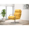 Kota Mid Century Modern Alisa Apricot Swivel Chair