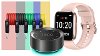 Fitness Accessory Bundle with Pink Smart Watch