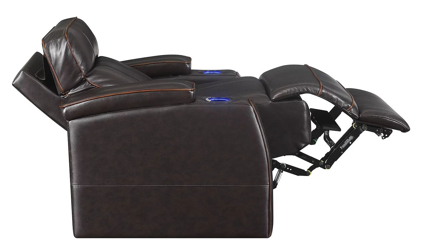 Transformer Brown Leather Power Recliner-6