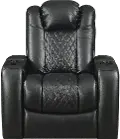 Winston Black Power Recliner