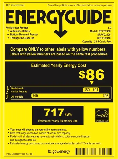 SRFVC2416S LG Studio 23.5 cu ft French Door Refrigerator - Stainless Steel-11