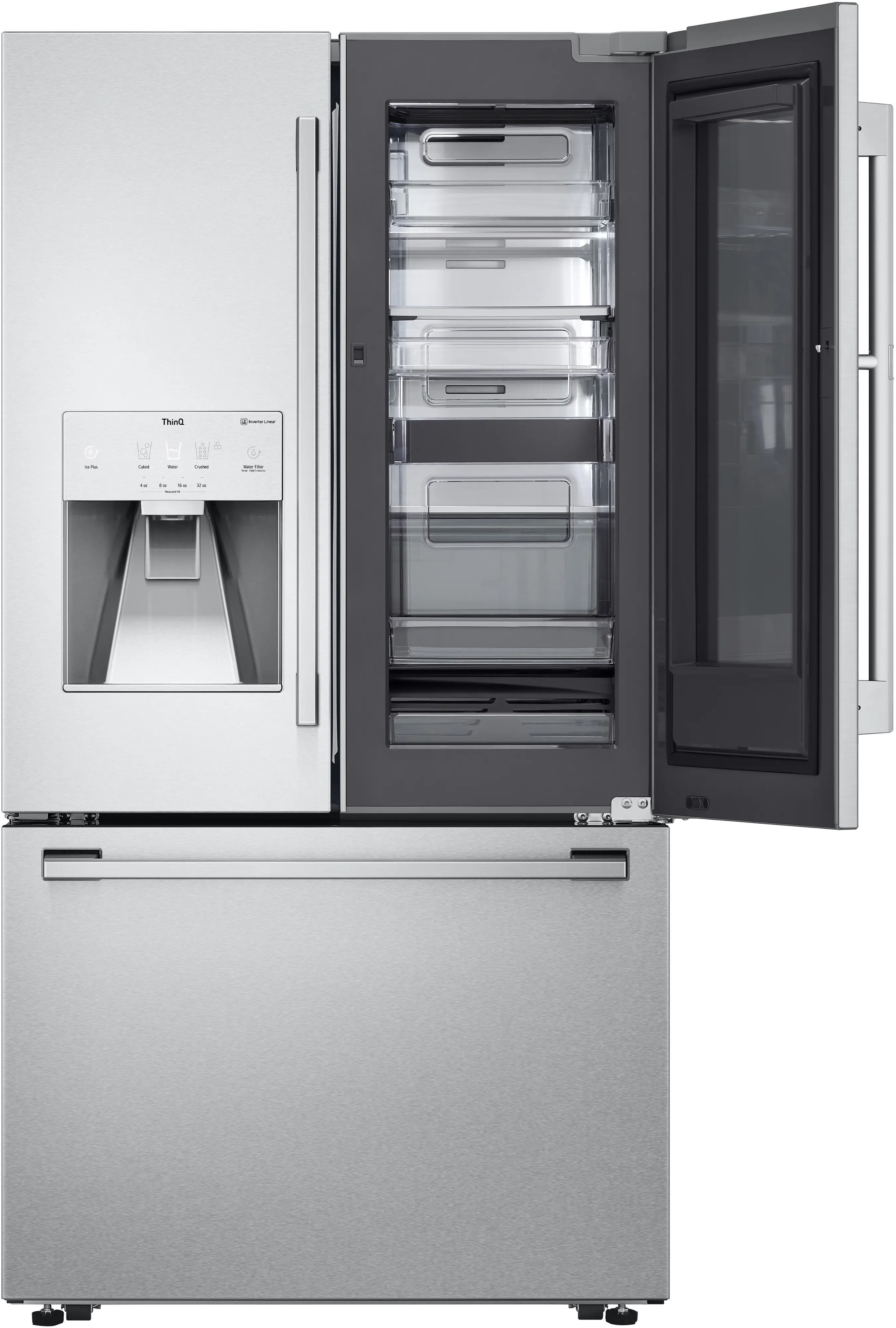 SRFVC2416S LG Studio 23.5 cu ft French Door Refrigerator - Stainless Steel-2