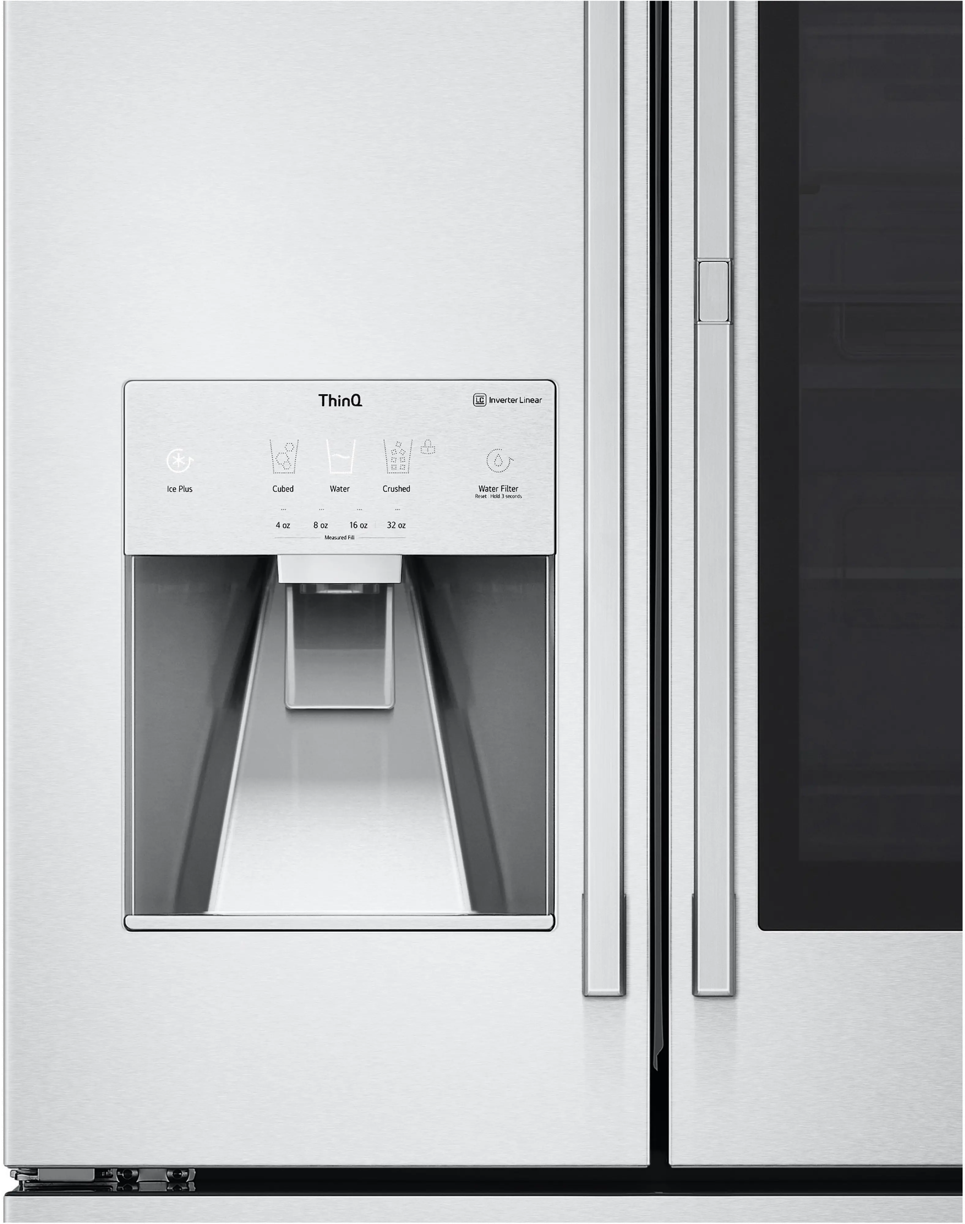 SRFVC2416S LG Studio 23.5 cu ft French Door Refrigerator - Stainless Steel-3