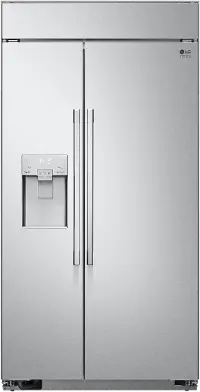 SRSXB2622S LG Studio Built In Side by Side Refrigerator - Stainless Steel