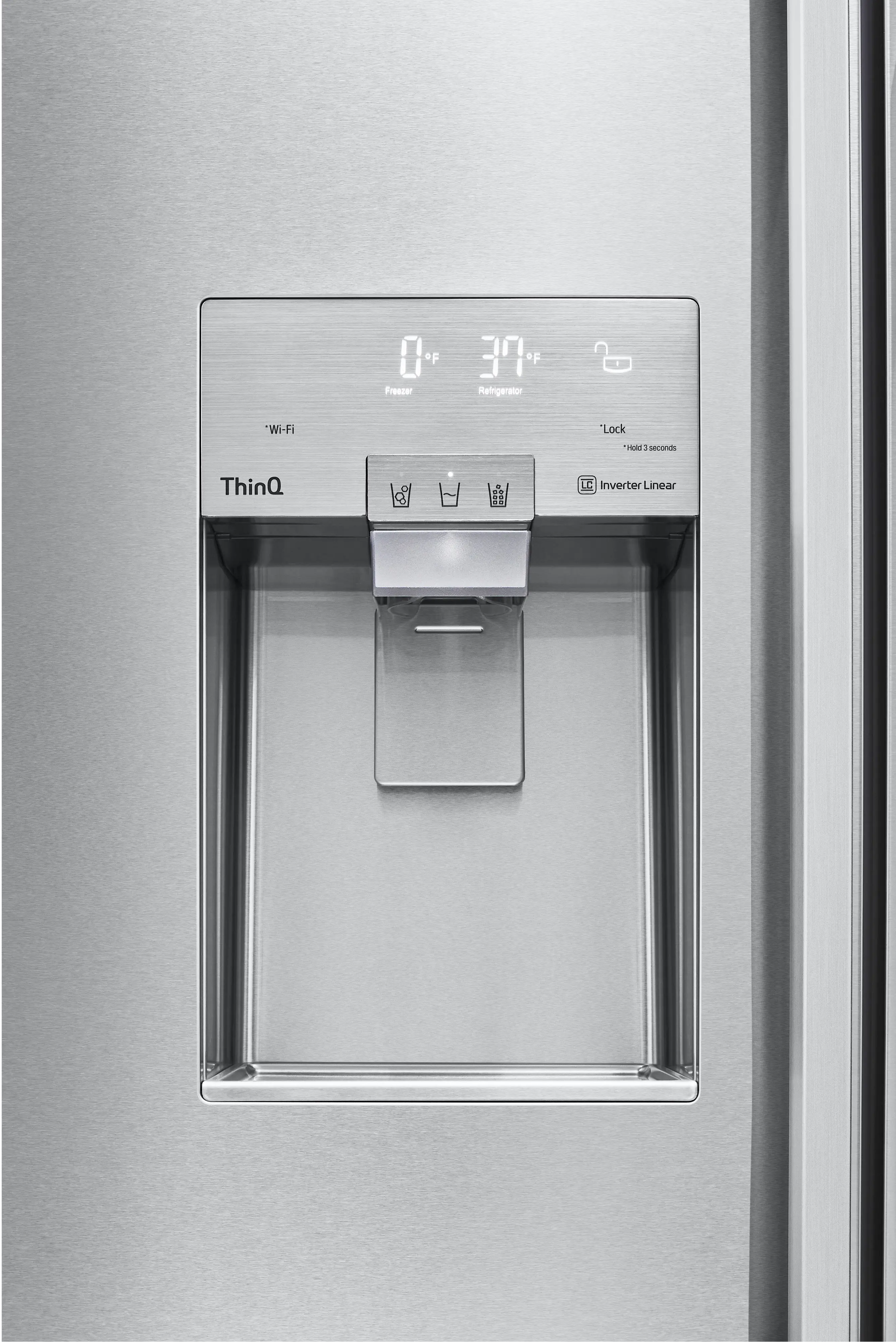 SRSXB2622S LG Studio Built In Side by Side Refrigerator - Stainless Steel-6