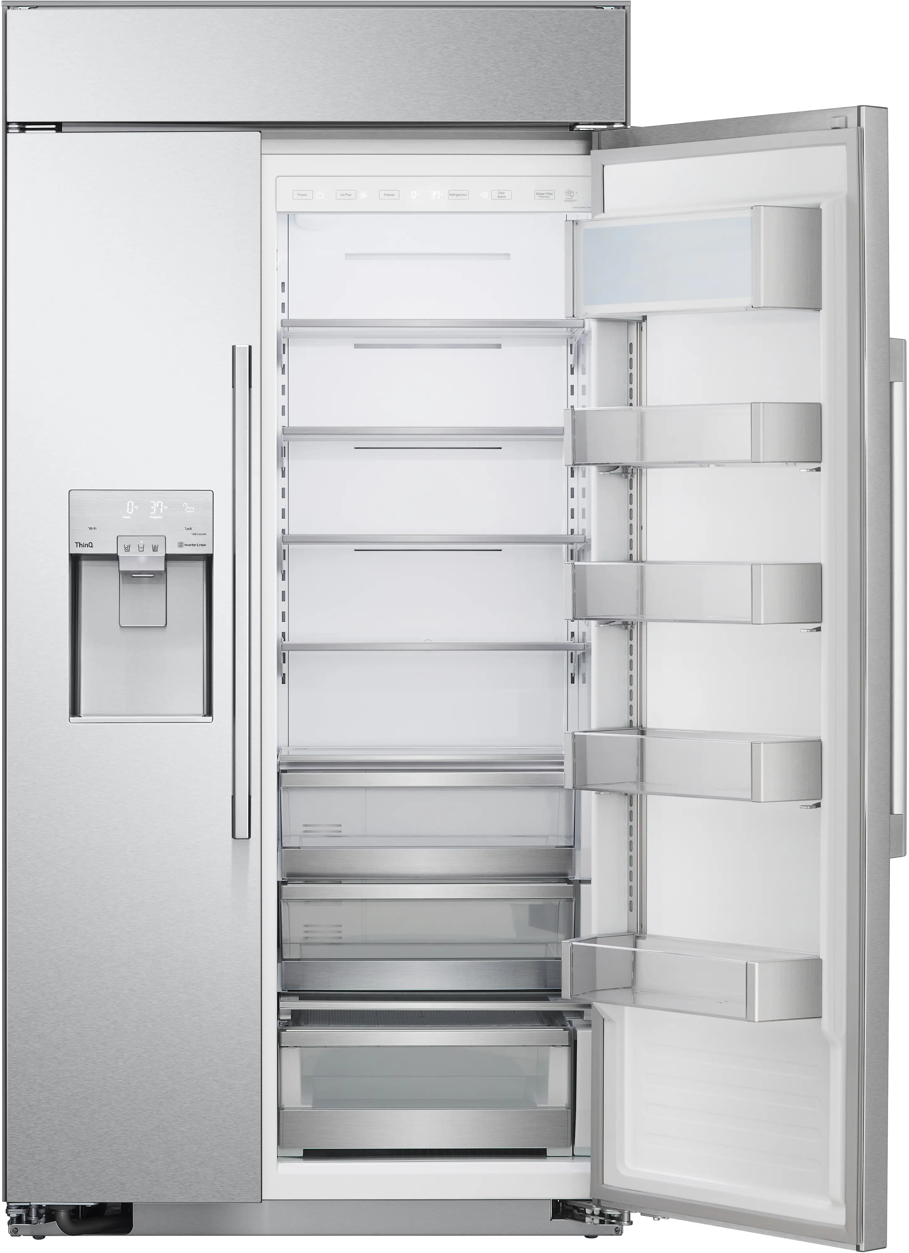 SRSXB2622S LG Studio Built In Side by Side Refrigerator - Stainless Steel-9