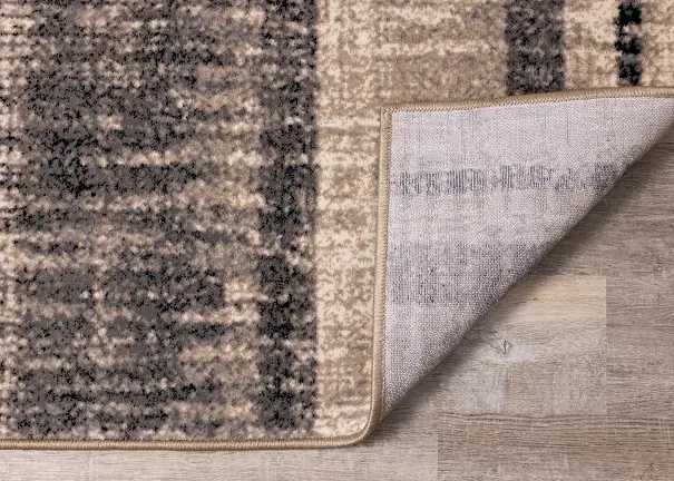 Abbey 5 x 8 Striped Beige Area Rug-6
