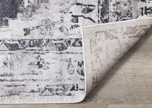 Chorus 5 x 8 Elegant Gray Blue Area Rug-6