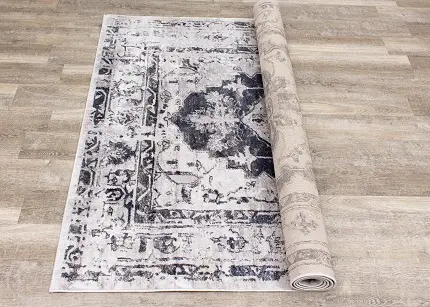 Chorus 5 x 8 Elegant Gray Blue Area Rug-7