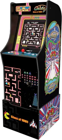 195570004074 Arcade 1Up Ms. Pacman & Galaga 1981 Edition 40th Anniversary Arcade