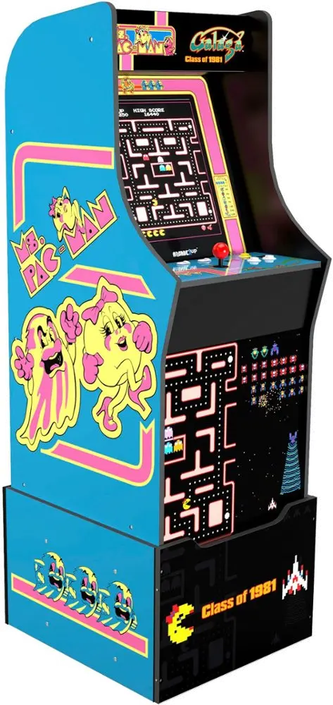 195570004074 Arcade 1Up Ms. Pacman & Galaga 1981 Edition 40th Anniversary Arcade-2