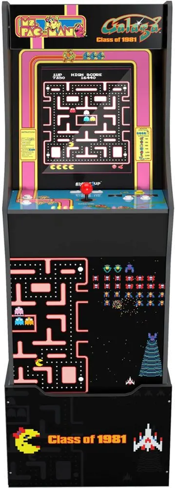 195570004074 Arcade 1Up Ms. Pacman & Galaga 1981 Edition 40th Anniversary Arcade-6